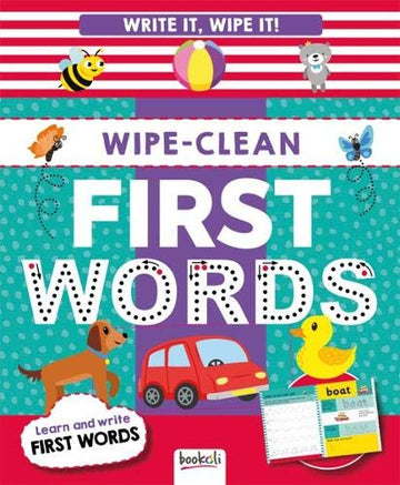 Wipe Clean First Words (Write It, Wipe It Book) — front cover