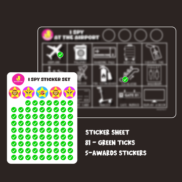 ISPY Stickers (1 Sheet)