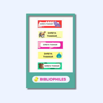 Assorted Personalised Waterproof Stickers - Zootii