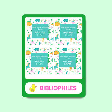 BigDino Personalised Gift Tag Stickers - Zootii