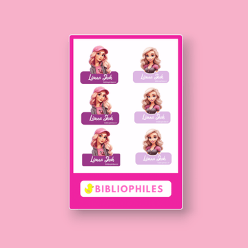 Clothes Shape Personalised Stickers - Cute Girl - Zootii
