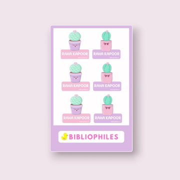 Clothes Shape Personalised Stickers Succulent - Zootii