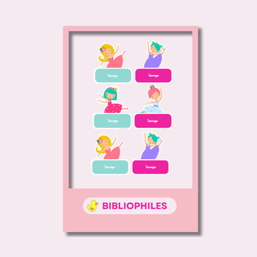 Clothes Shape Personalized Stickers Ballerina - Zootii