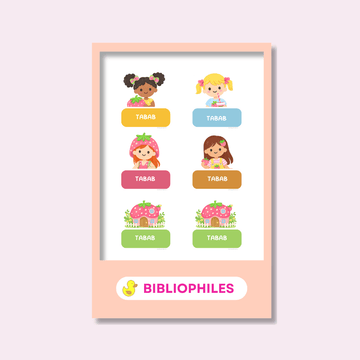 Clothes Shape Personalized Stickers Strawberry Girls - Zootii