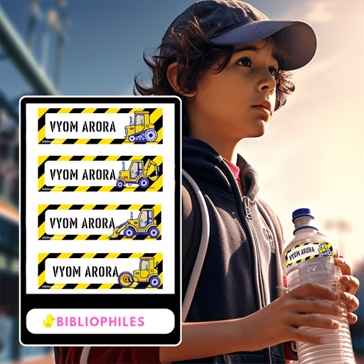 Construction Customised Waterproof Labels - Zootii