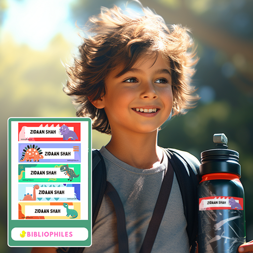Dinosaur Customized Waterproof Labels - Zootii