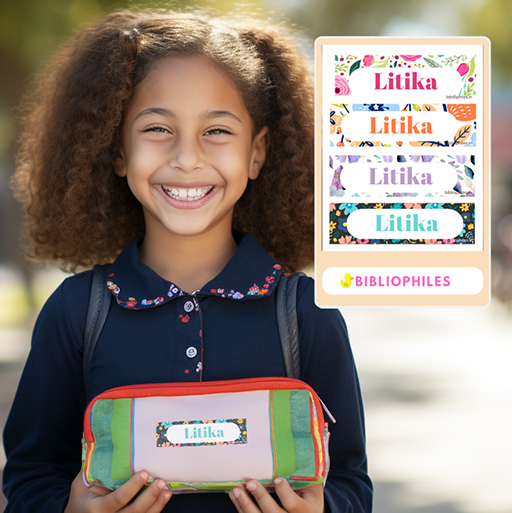 Flowers Customized Waterproof Labels - Zootii