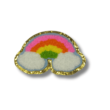 Funky Iron on Patches - Rainbow - Zootii