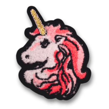 Funky Iron on Patches - Unicorn - Zootii