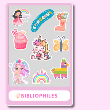 Kids 3D Stickers Set (Large) - Mystical - (Pack of 9 Durable Stickers) - Zootii