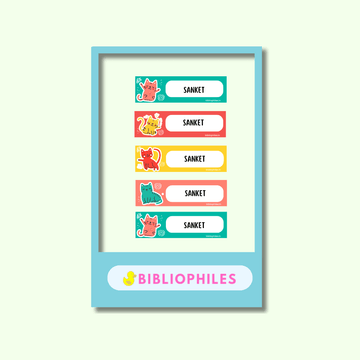 Kitty Cats Customized Waterproof Labels - Zootii