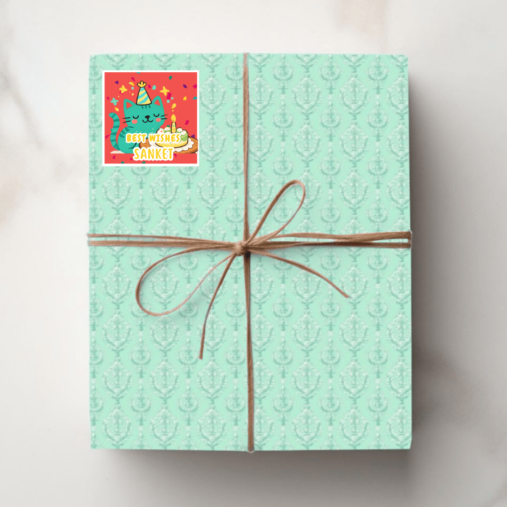 Kitty Cats Personalised Gift Tag Stickers - Zootii