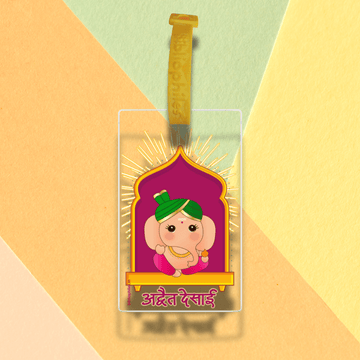 Luggage Tag - Ganesha (Transparent Tag) - Zootii