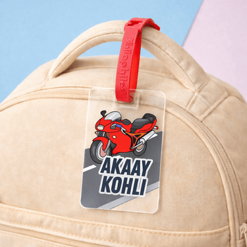 Luggage Tag - SuperBike (Transparent Tag) - Zootii