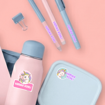 Mix Transparent Labels (Pack of 14 Labels) - Unicorn Joy - Zootii