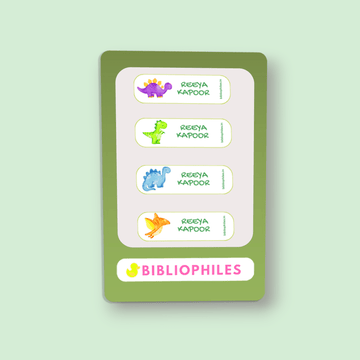 Personalised Clothes Stickers - Dino - Zootii