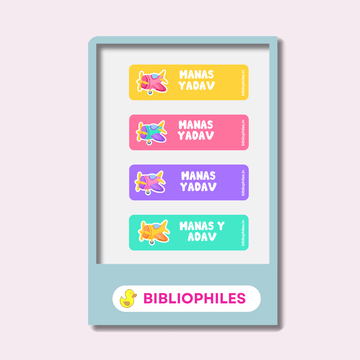Personalised Clothes Stickers - Planes - Zootii