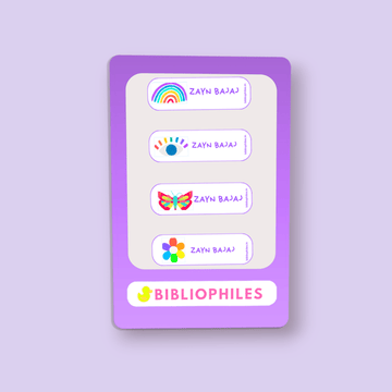Personalised Clothes Stickers . Rainbow - Zootii