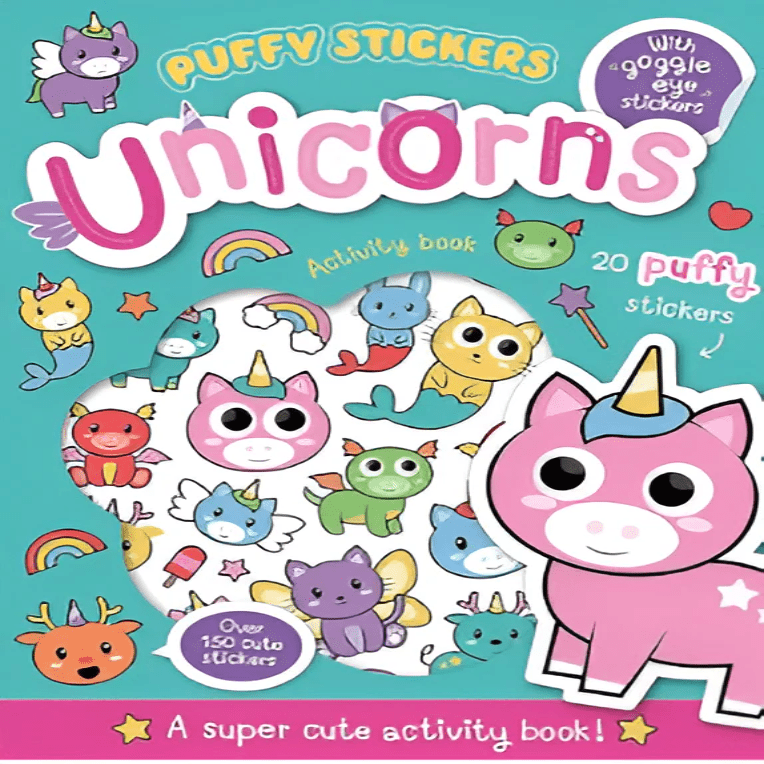 Puffy Sticker Unicorns - Zootii