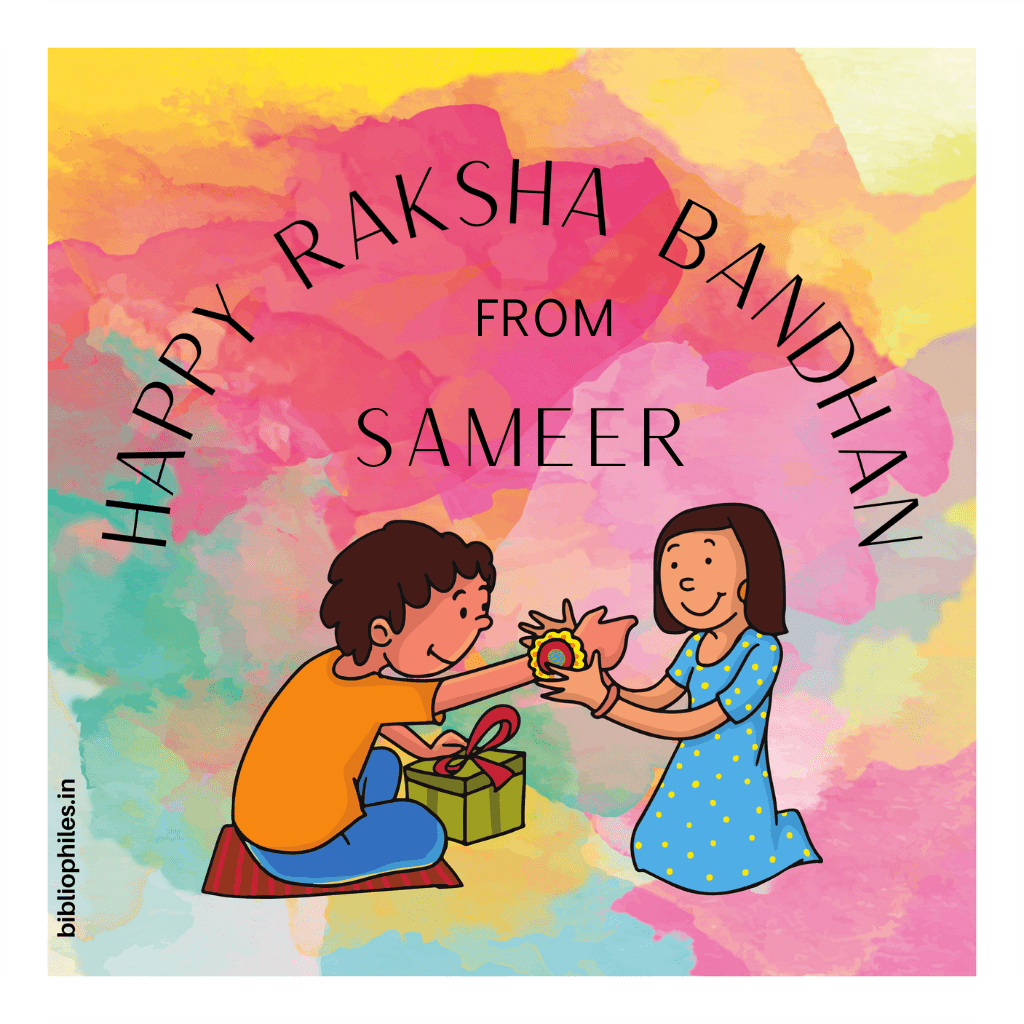 Rakhi Personalised Gift Tag Stickers - Zootii