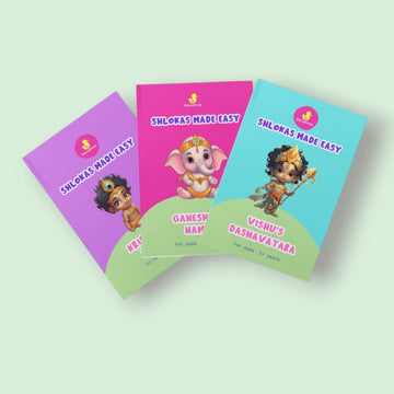 Shloka Books Bundle Ganesha | Krishna | Vishnu (Paperback) - Zootii