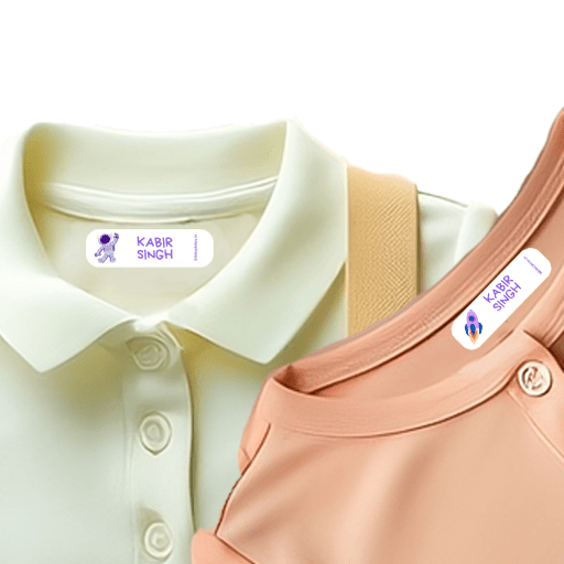 Space Personalized Clothes Stickers - Zootii