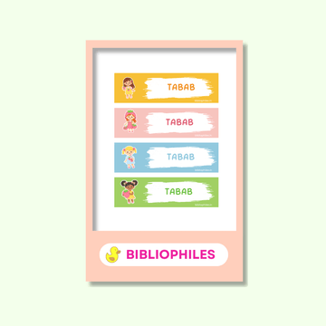 Strawberry Girls Customized Waterproof Labels - Zootii
