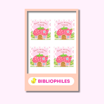 Strawberry Girls Personalised Gift Tag Stickers - Zootii