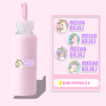 Transparent Labels - UnicornJoy (Personalised) - Zootii