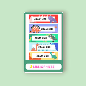 Waterproof name stickers