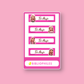 Waterproof name stickers