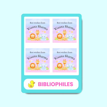 Zoo Personalised Gift Tag Stickers - Zootii