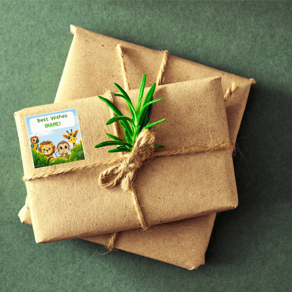 Zootii Personalised Gift Tag Stickers - Zootii