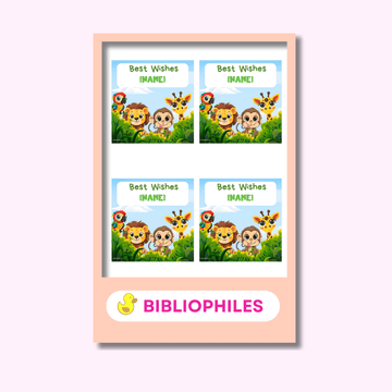 Zootii Personalised Gift Tag Stickers - Zootii