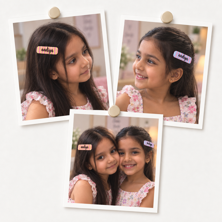 Hair Clips - Bubble Mint (Pack of 4)