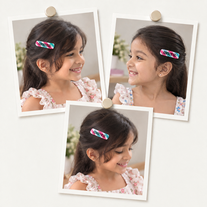 Hair Clips - Candy Slant (Pack of 4)