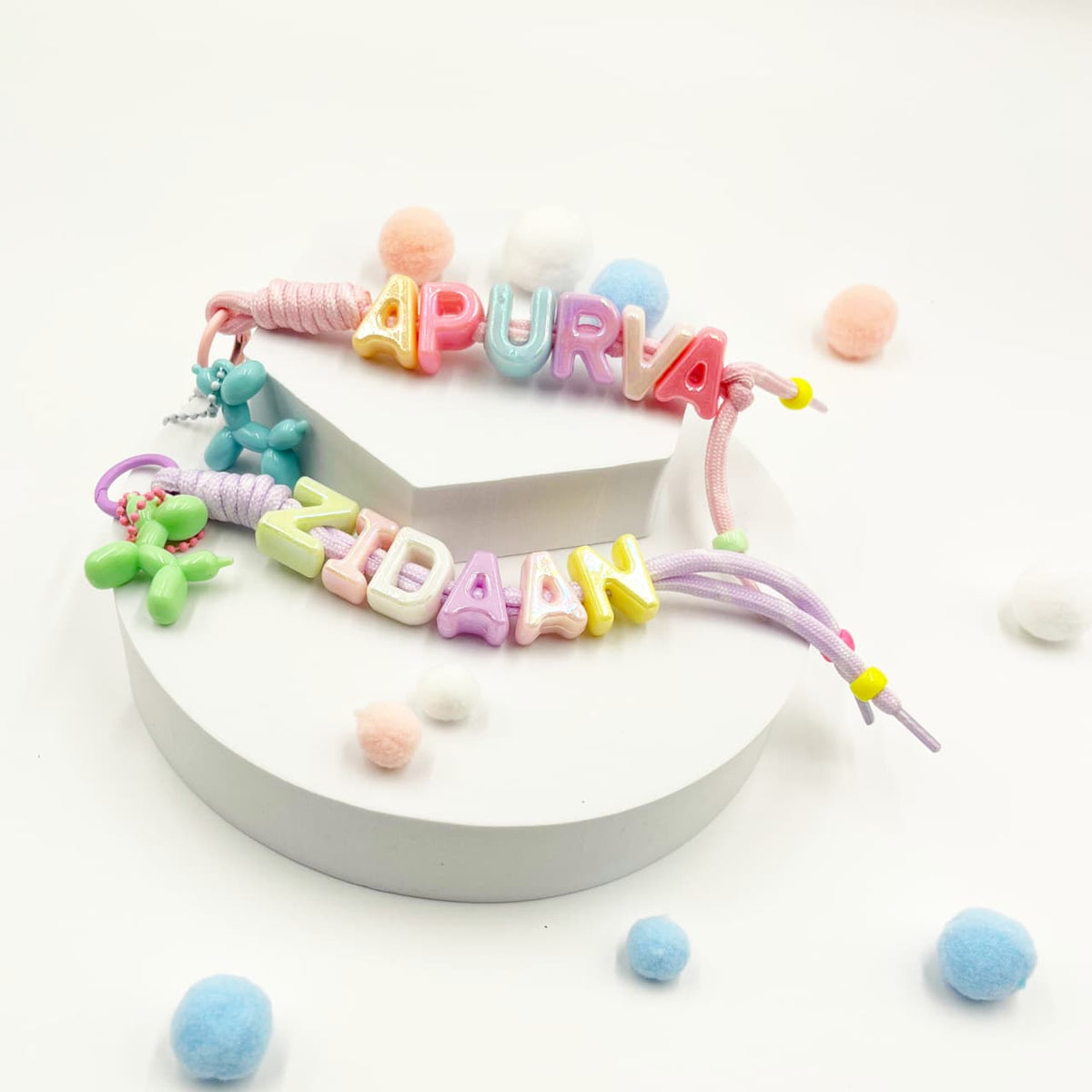 Personalised Jelly Bag Charm | Cute Custom Name Charm