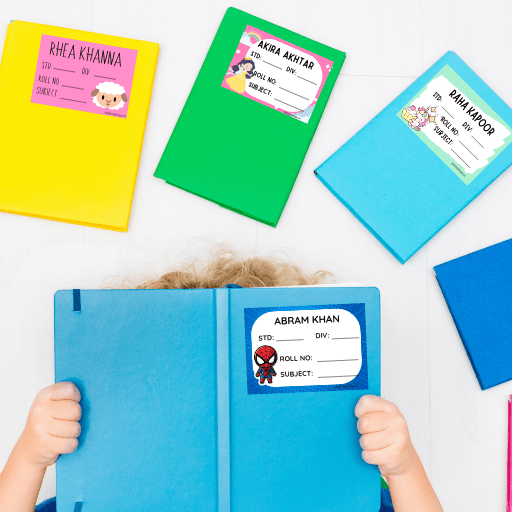 Animals Book Labels | Personalised Premium Labels - Zootii