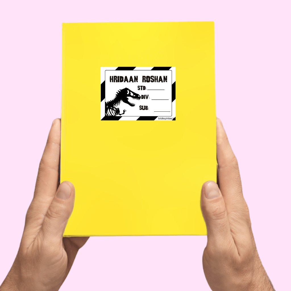 Back to School Combo - Jurassic ( Transparent Bag Tag Book Labels) - Zootii