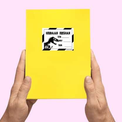 Back to School Combo - Jurassic ( Transparent Bag Tag Book Labels) - Zootii