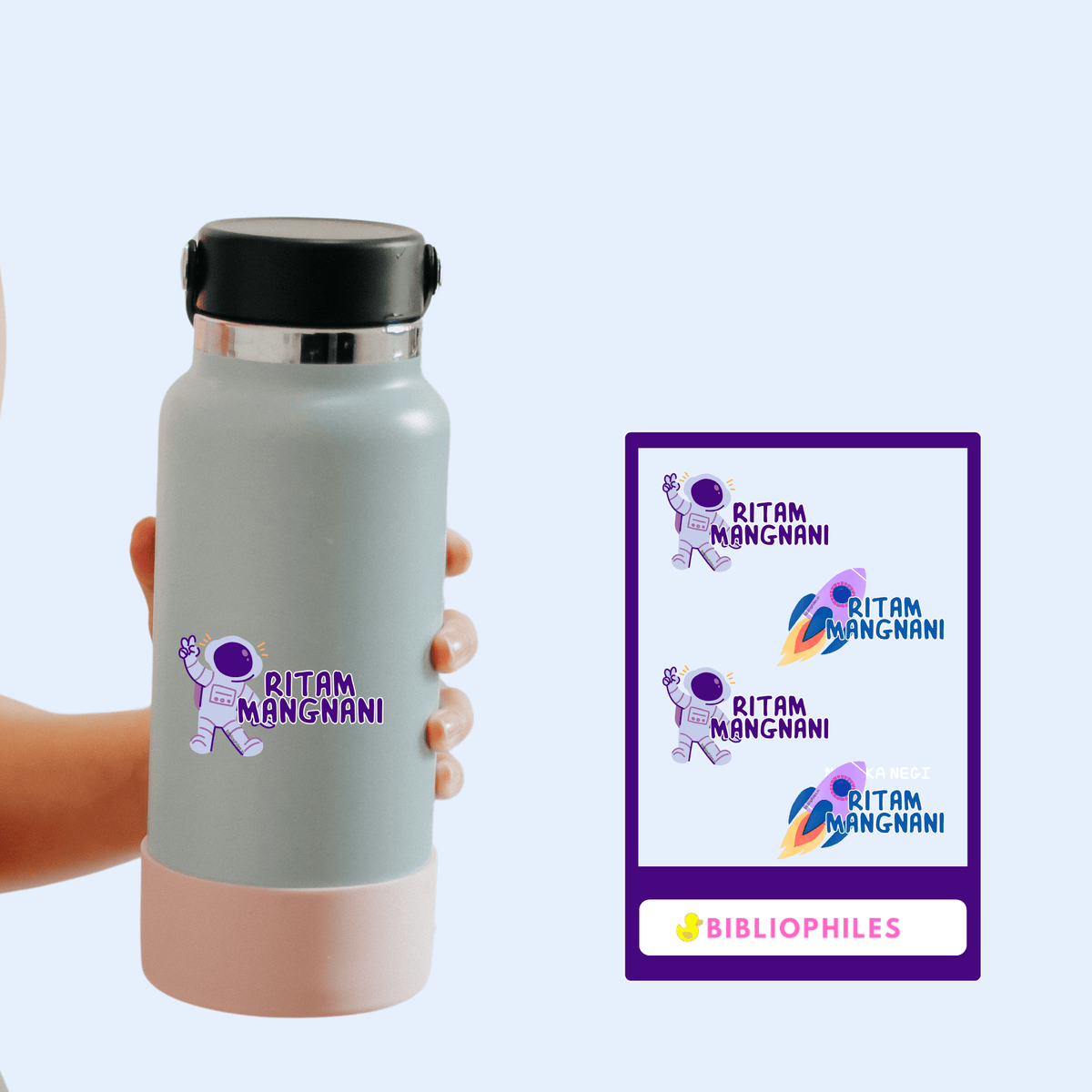 name stickers for kids