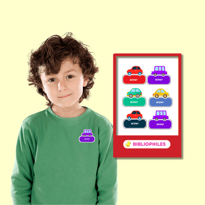 Clothes Shape Personalized Stickers Colourful Cars - Zootii