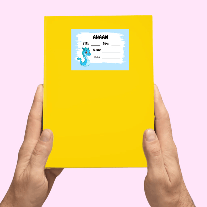 Dragon Book Labels | Personalised Dragon Labels - Zootii