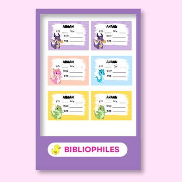 Dragon Book Labels | Personalised Dragon Labels - Zootii