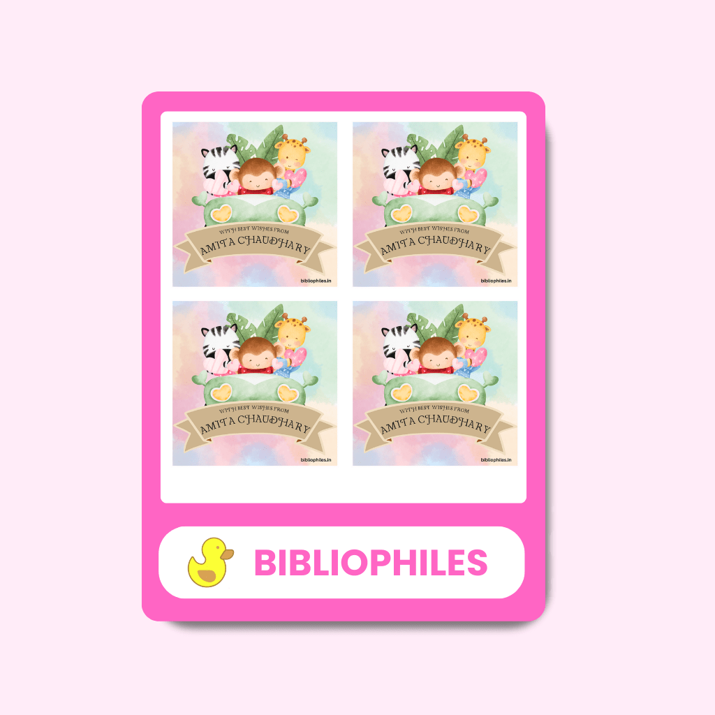 FunTrip Personalised Gift Tag Stickers - Zootii