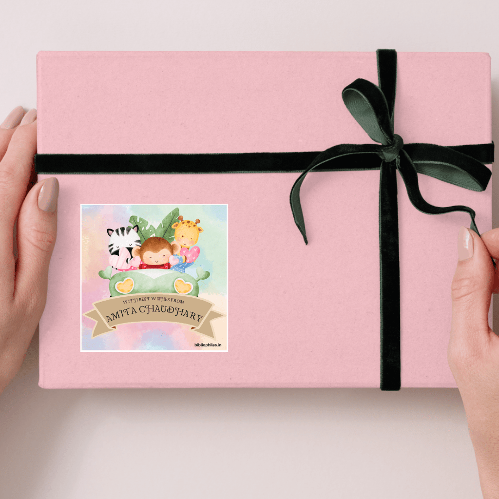 FunTrip Personalised Gift Tag Stickers - Zootii