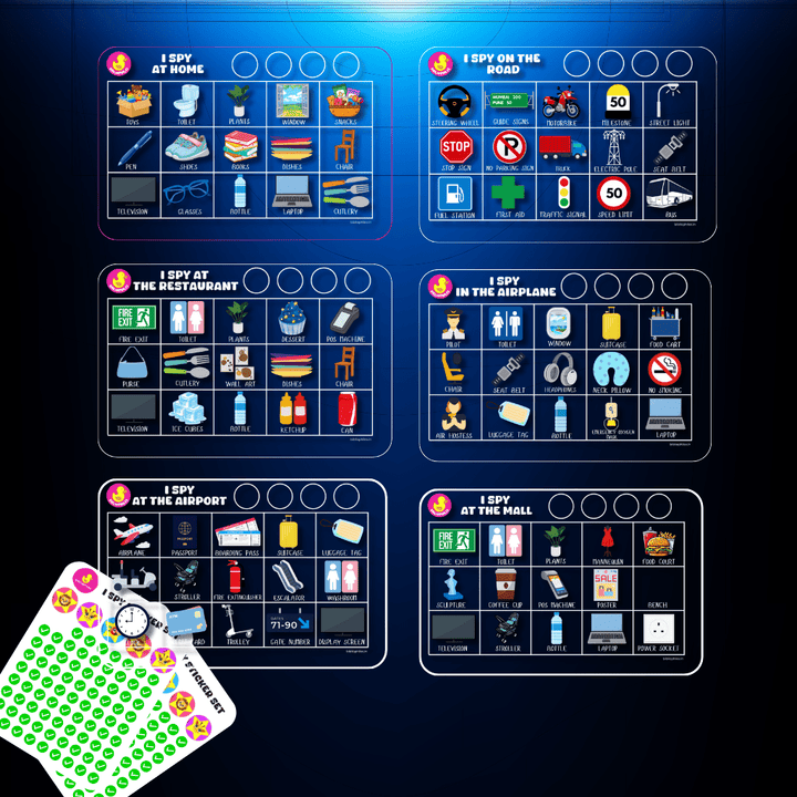 ISPY Game - 6 in 1 (50% OFF) | Fun and Screen - Free Adventure for Kids - Zootii