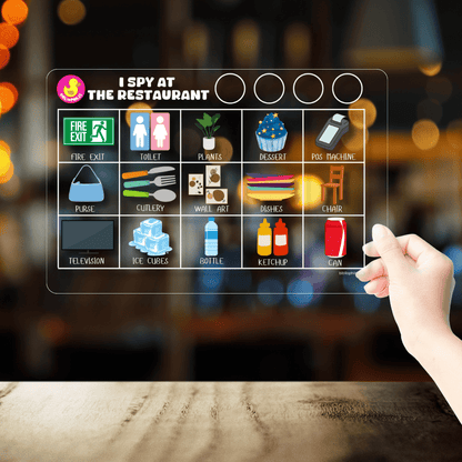 ISPY Game - At the Restaurant | Fun and Screen - Free Adventure for Kids - Zootii