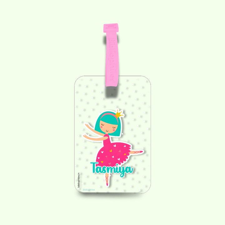 Luggage Tag - Ballerina (Transparent Tag) - Zootii