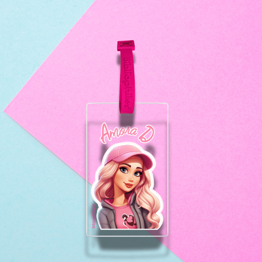 Luggage Tag - Cute Girl (Transparent Tag) - Zootii